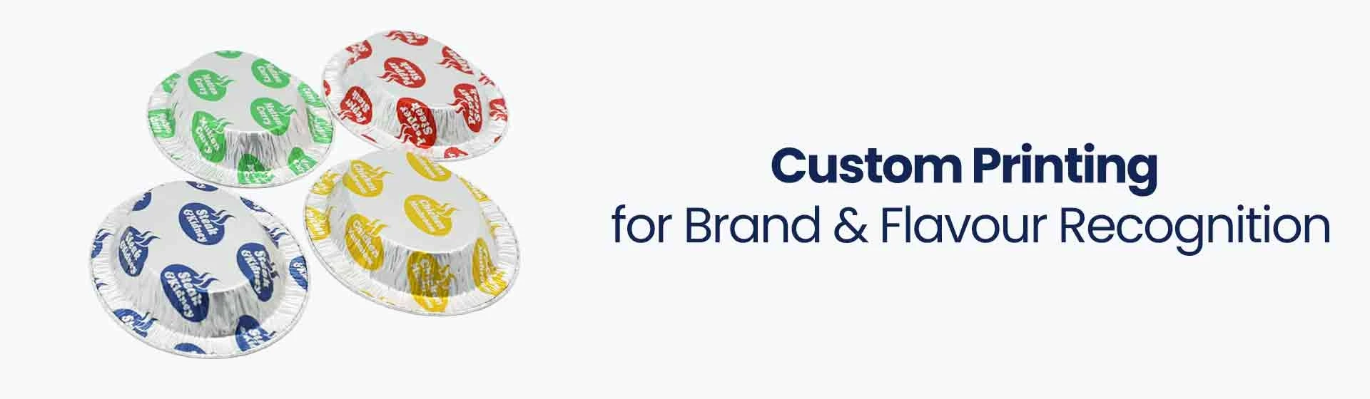Custom printed aluminium foil containers South Africa - Wyda Packaging